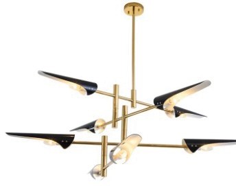 Modern Cross Chandelier