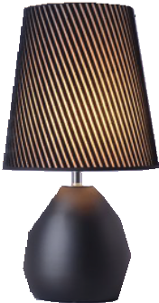 Modern Design Iron + Fabric Table Lamp